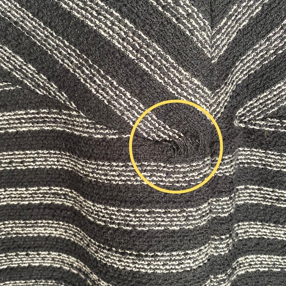 Halogen Black Grey Striped Woven Fit & Flare Dress [US 16W] - Picture 12 of 14